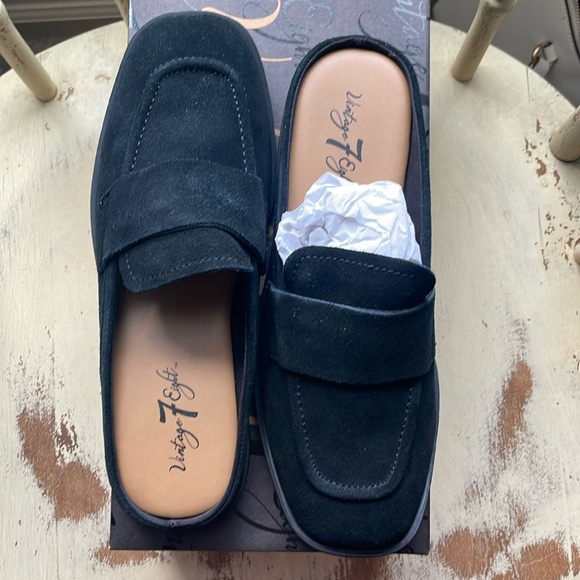 Vintage 7 Eight black loafer - Picture 1 of 5